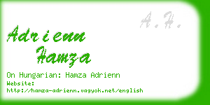 adrienn hamza business card